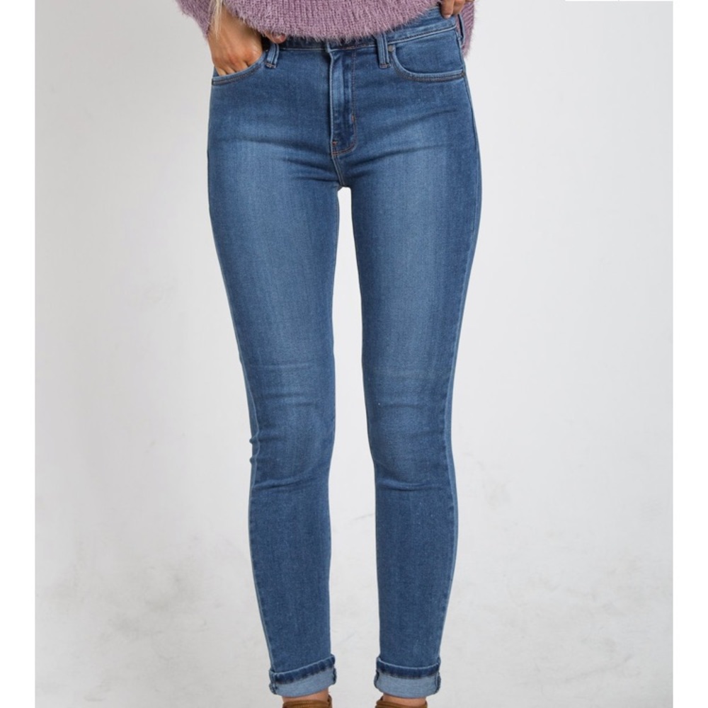 Just black stretchy skinny jeans size 25